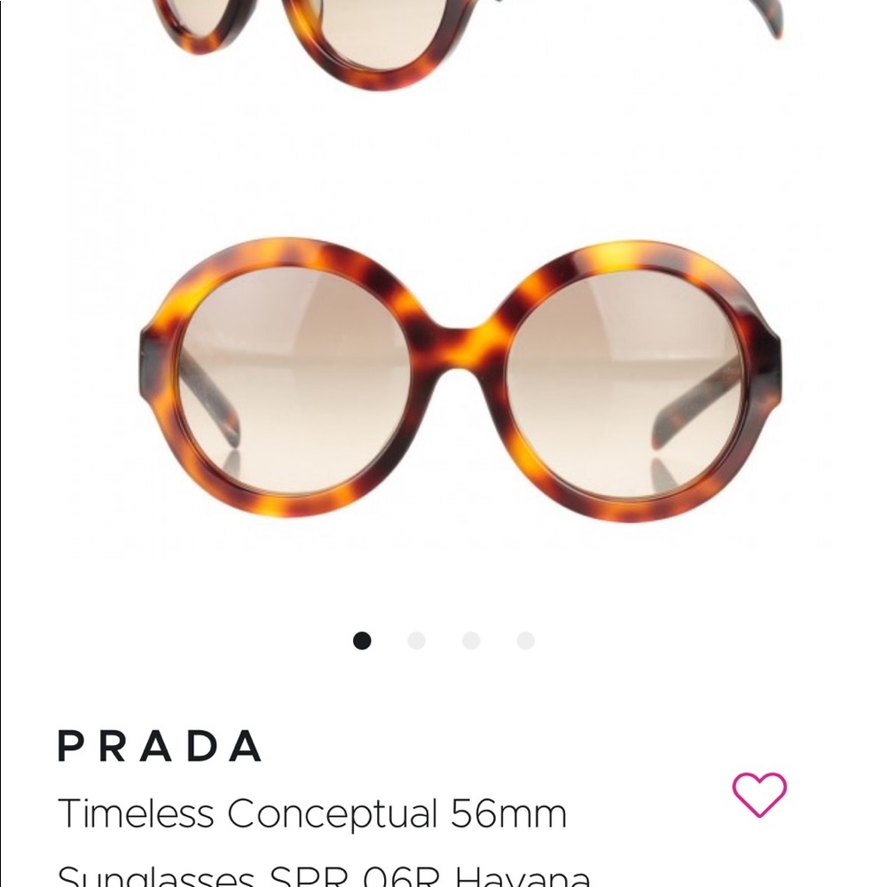 COPY - PRADA
Timeless Conceptual 56mm Sunglasses SPR 06R Havana